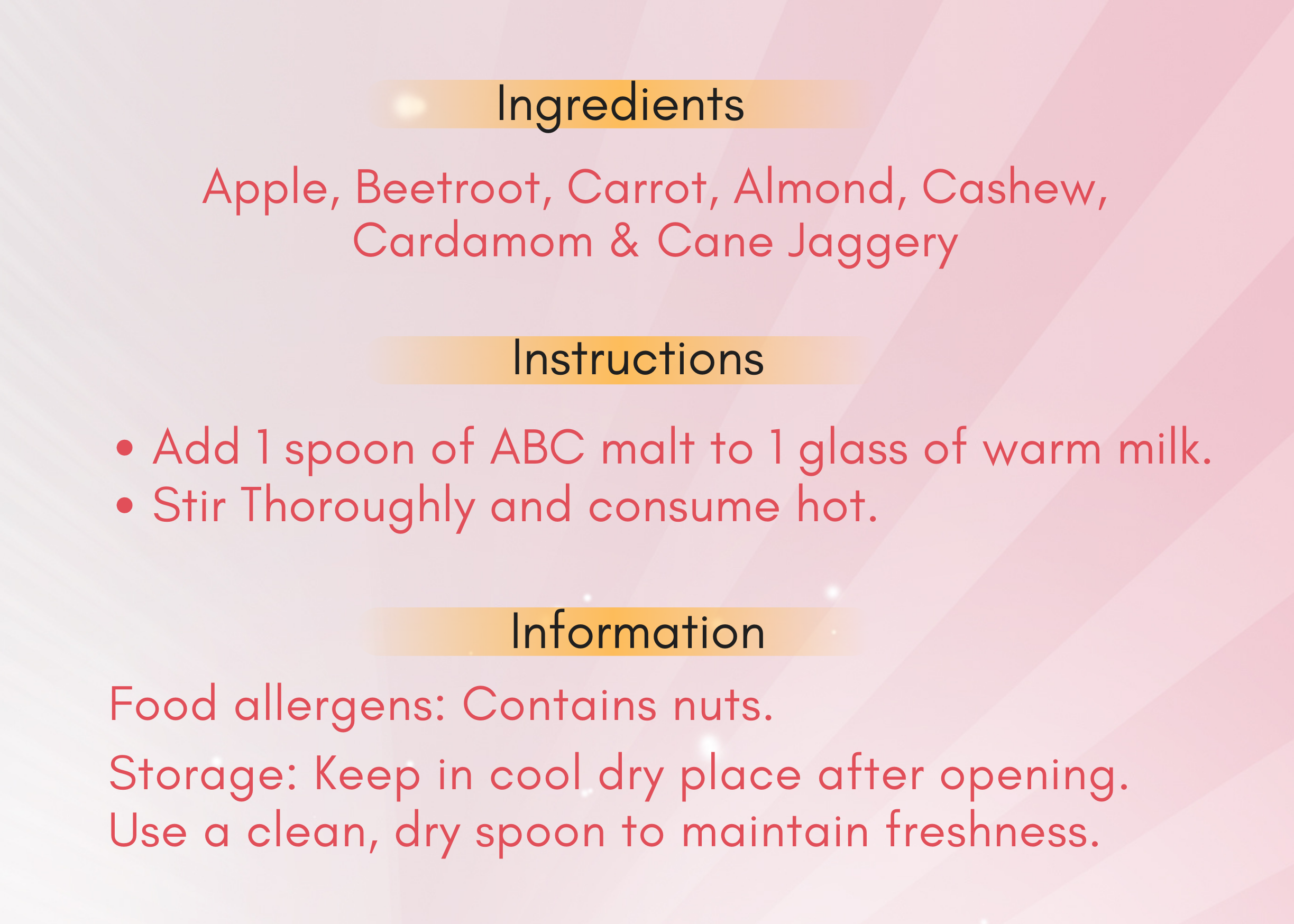 Apple Beetroot Carrot (ABC) Health Mix