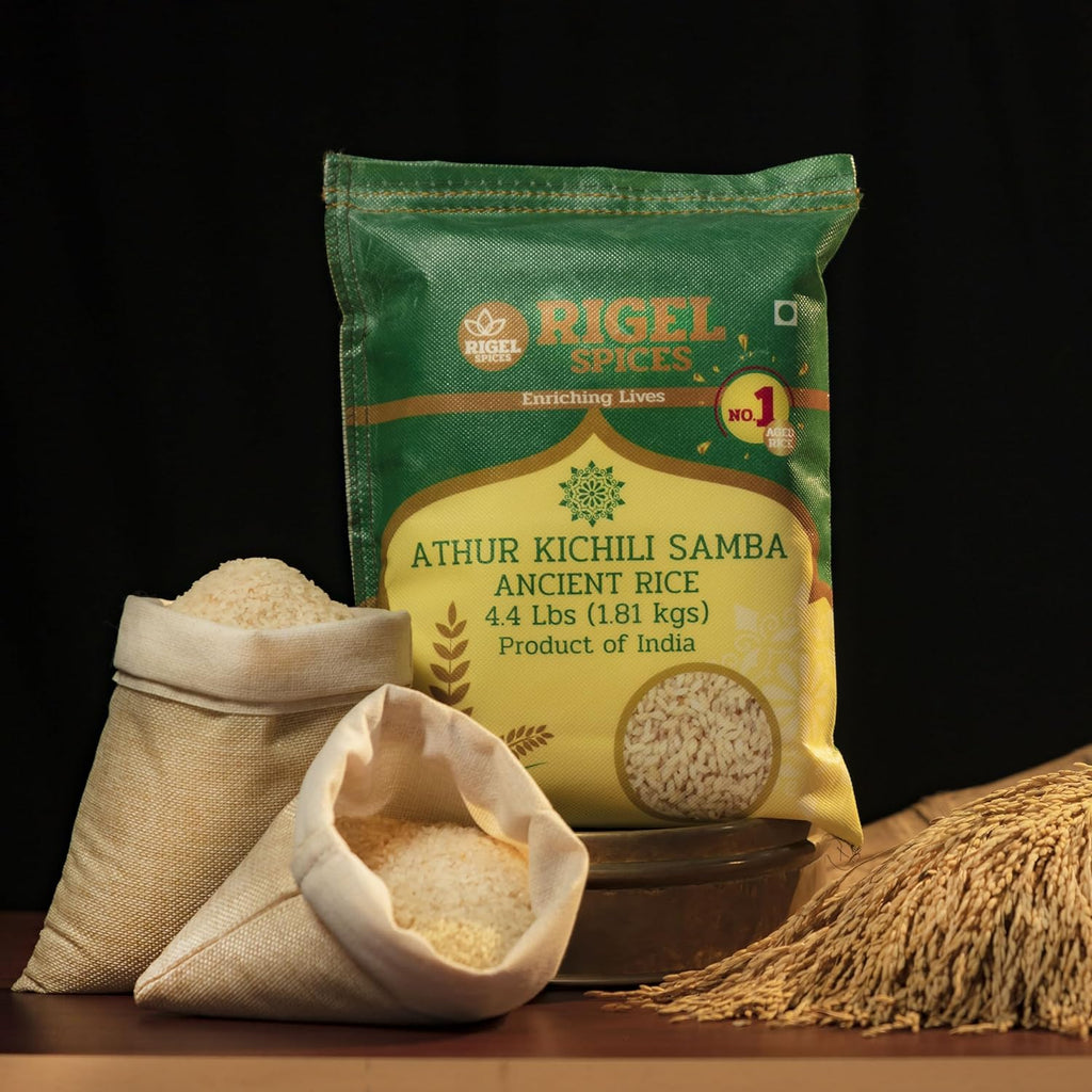 Athur Kichili Samba Rice - 4 Lbs/10 Lbs
