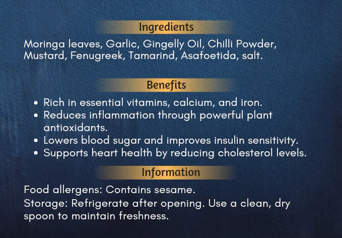 Moringa Leaf Thokku - 200 gms